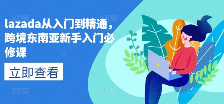 lazada从入门到精通，跨境东南亚新手入门必修课-梦凌网创