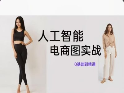 人工智能SD电商图实战，ai绘图0基础到精通-梦凌网创