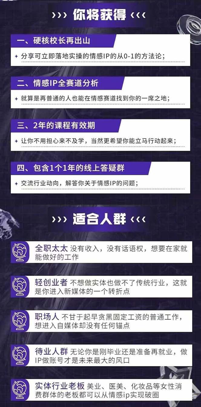 图片[1]-情感直播IP短视频全通大课，普通人的IP之路从情感赛道开始(18节-梦凌网创