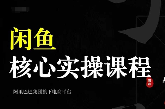 2024闲鱼核心实操课程，从养号、选品、发布、销售，教你做一个出单的闲鱼号-梦凌网创