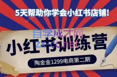 陶金金·小红书训练营(第二期)-梦凌网创
