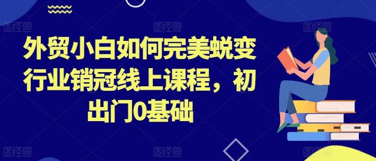 外贸小白如何完美蜕变行业销冠线上课程，初出门0基础-梦凌网创
