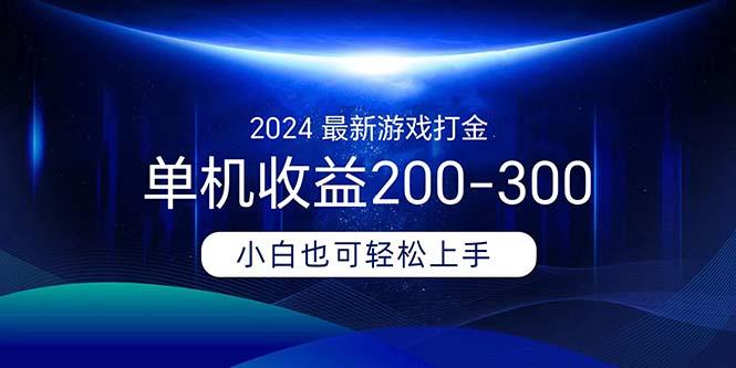 2024最新游戏打金单机收益200-300-梦凌网创