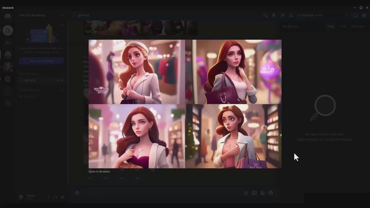 图片[5]-掌握 MidJourney V5 AI + ChatGPT创建一致的角色设计图像-22节课-中英字幕-梦凌网创