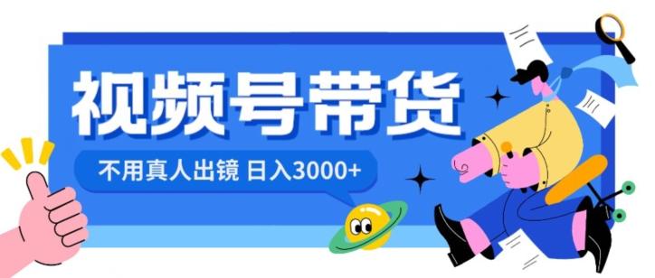 视频号带货，日入3000+，不用真人出镜-梦凌网创