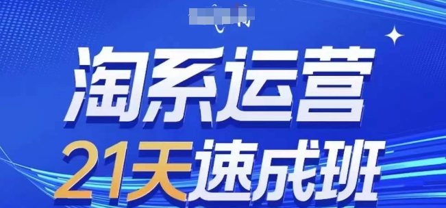 淘系运营21天速成班(更新24年8月)，0基础轻松搞定淘系运营，不做假把式-梦凌网创